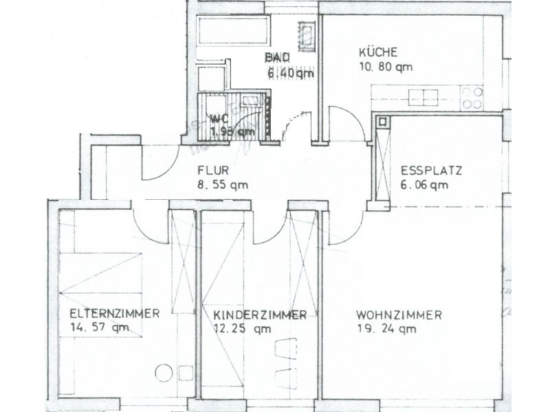 **VERMITTELT ** schöne u. helle Whg sucht ruhige Mieter