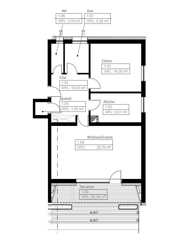 ***VERMITTELT *** Kapitalanlage vermietete Garten-Whg in kompl. saniertem Haus