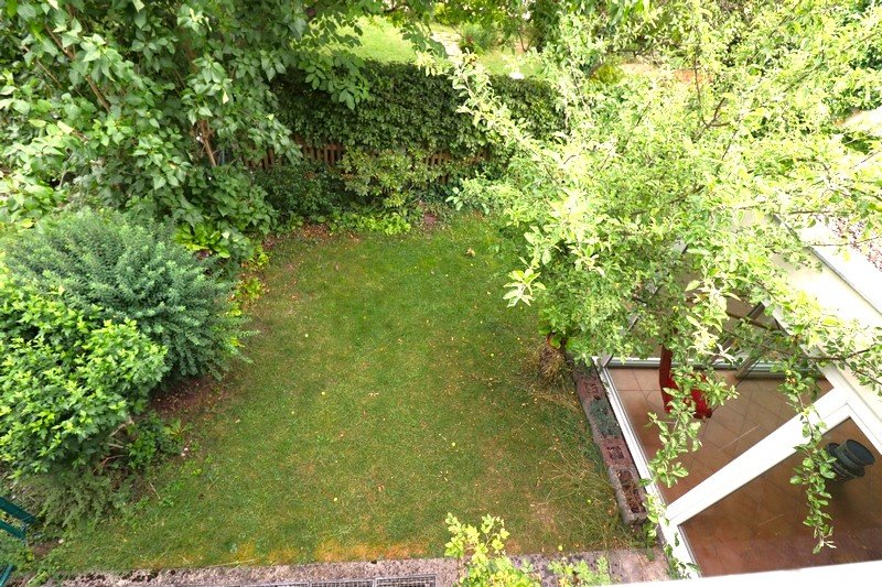 Blick v.oben i.d. Garten Blick v.oben i.d. Garten
