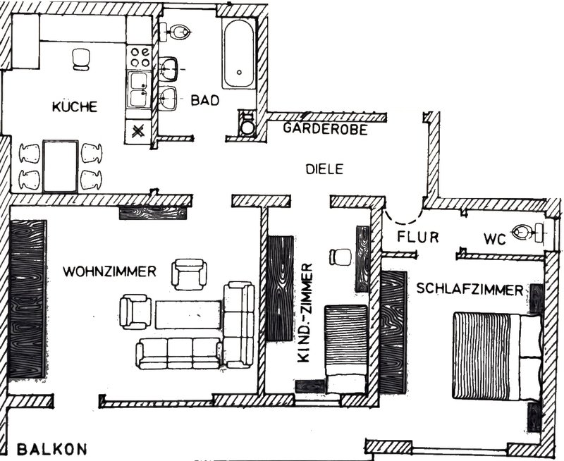 Grundriss Whg OG Grundriss Whg OG