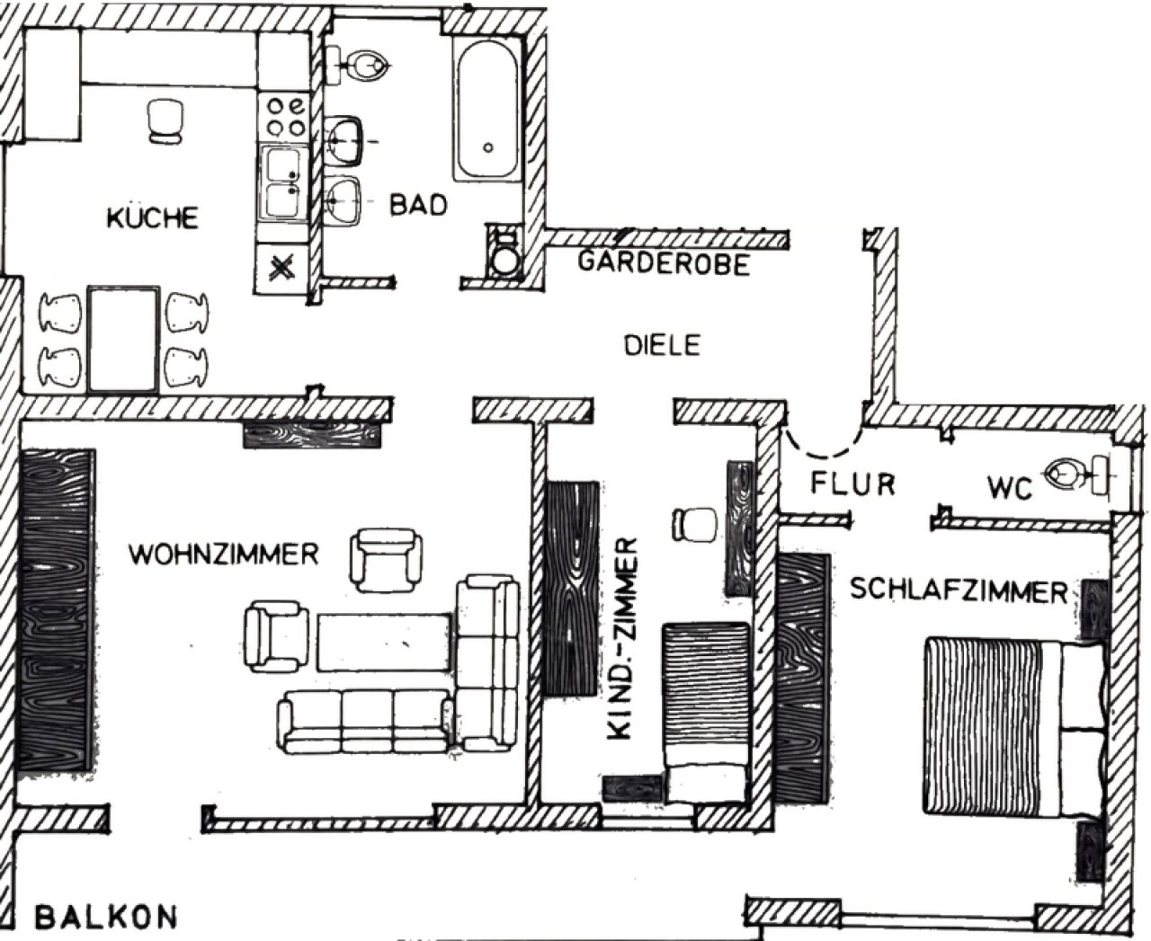 Grundriss Whg OG Grundriss Whg OG