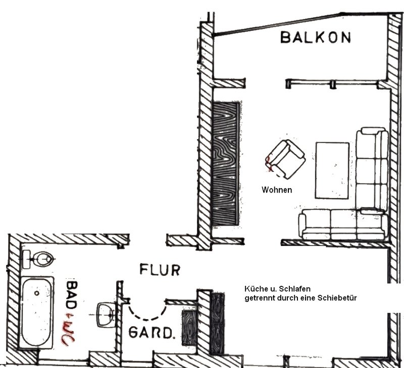 Grundriss ELW 1. OG Grundriss ELW 1. OG